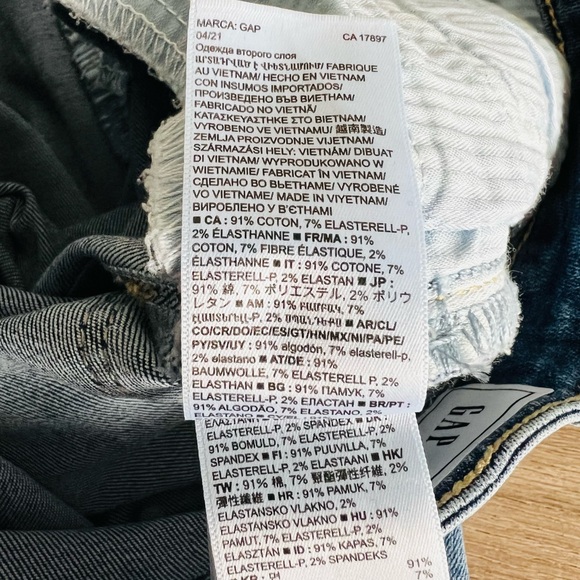 GAP High Rise Universal Jeggings Jeans Denim Size 8 - Picture 6 of 7